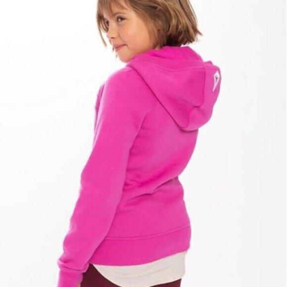 Ivivva By Lululemon Pink Remix Full-Zip French Terry Hoodie - 14 (Girls) - Picture 1 of 16